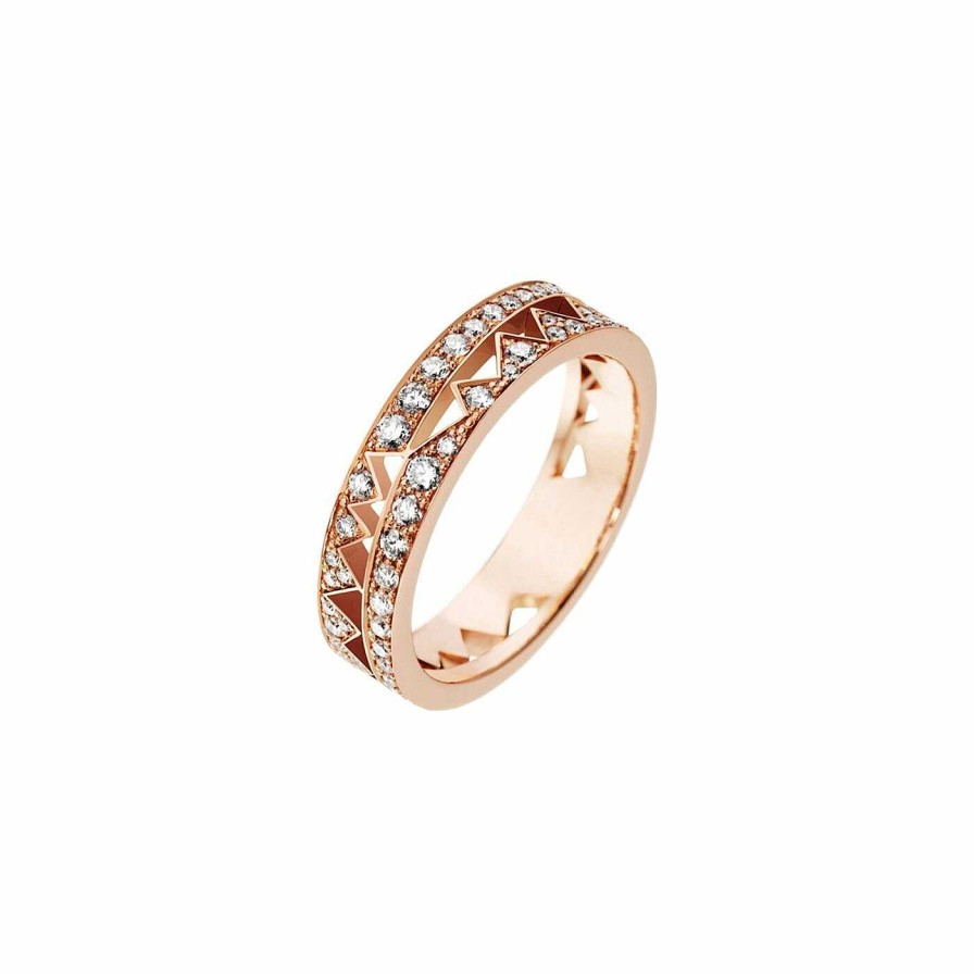 Akillis Bague Akillis Bandeau Capture Me En Or Rose Pav E De Diamants