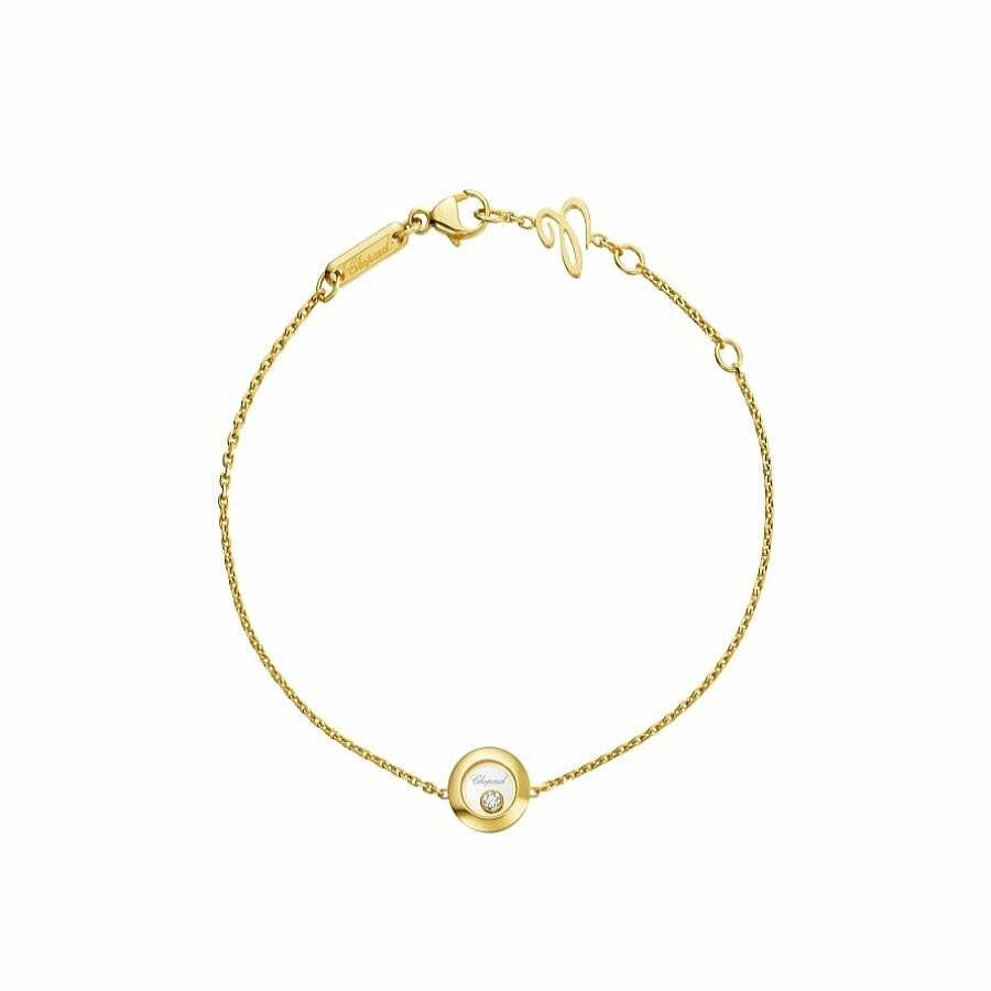 Chopard Bracelet Chopard Happy Diamonds Icons En Or Jaune Et Diamant