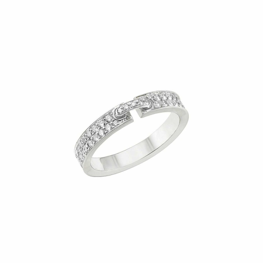 Chaumet Bague Chaumet Liens En Or Blanc Et Diamants