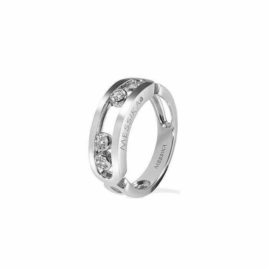 Messika Bague Messika Move Classique En Or Blanc Et Diamants