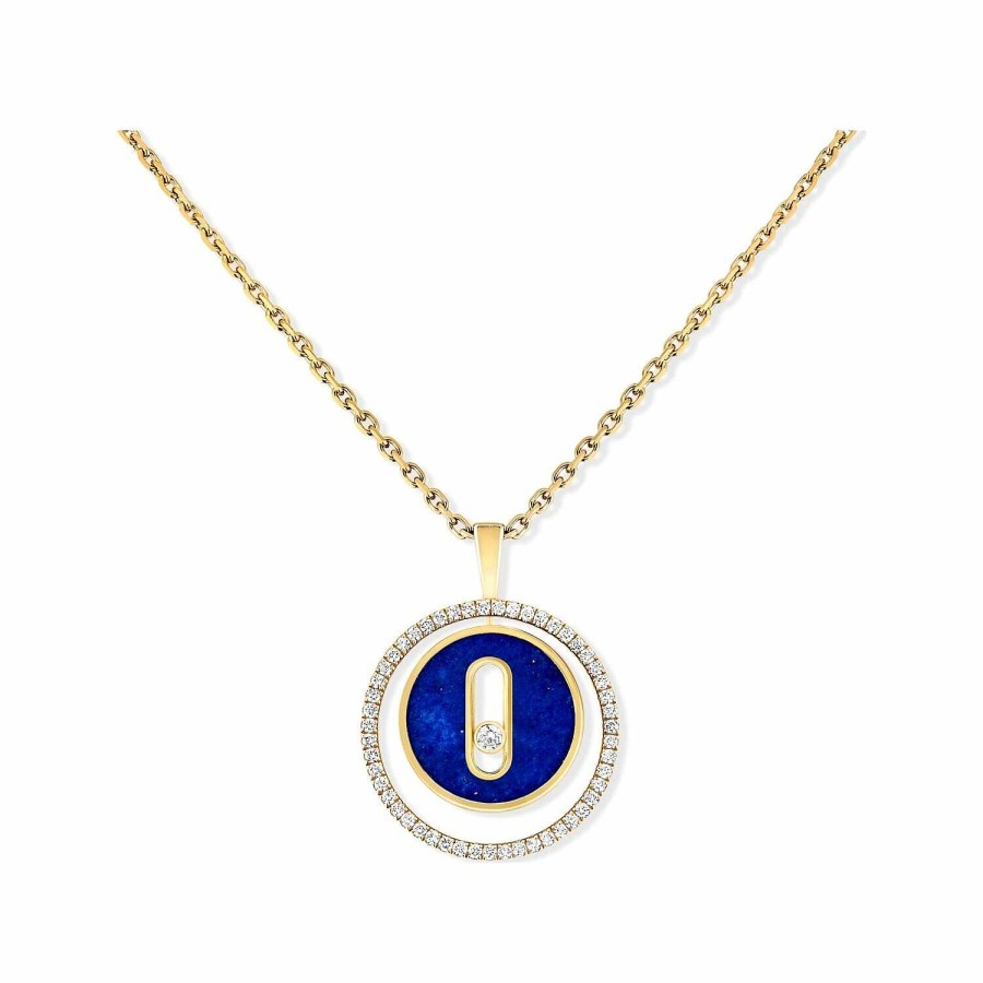 Messika Collier Messika Lucky Move En Or Jaune, Lapis Lazuli Et Diamants