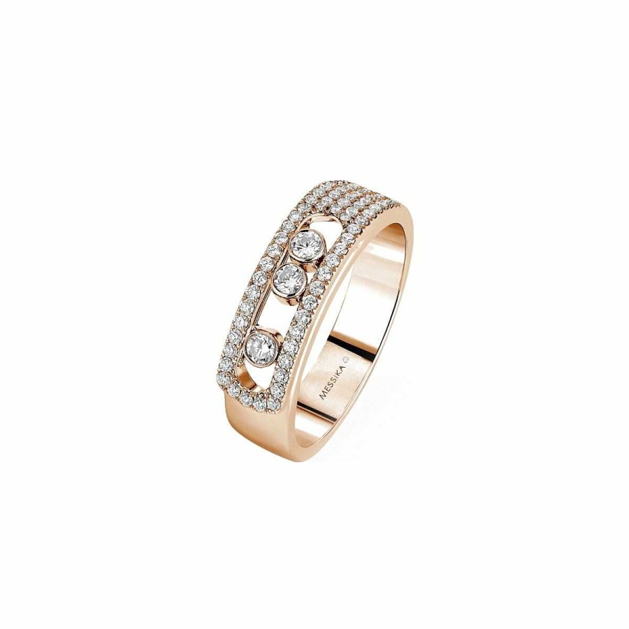 Messika Bague Messika Move Noa Pav E En Or Rose Et Diamants