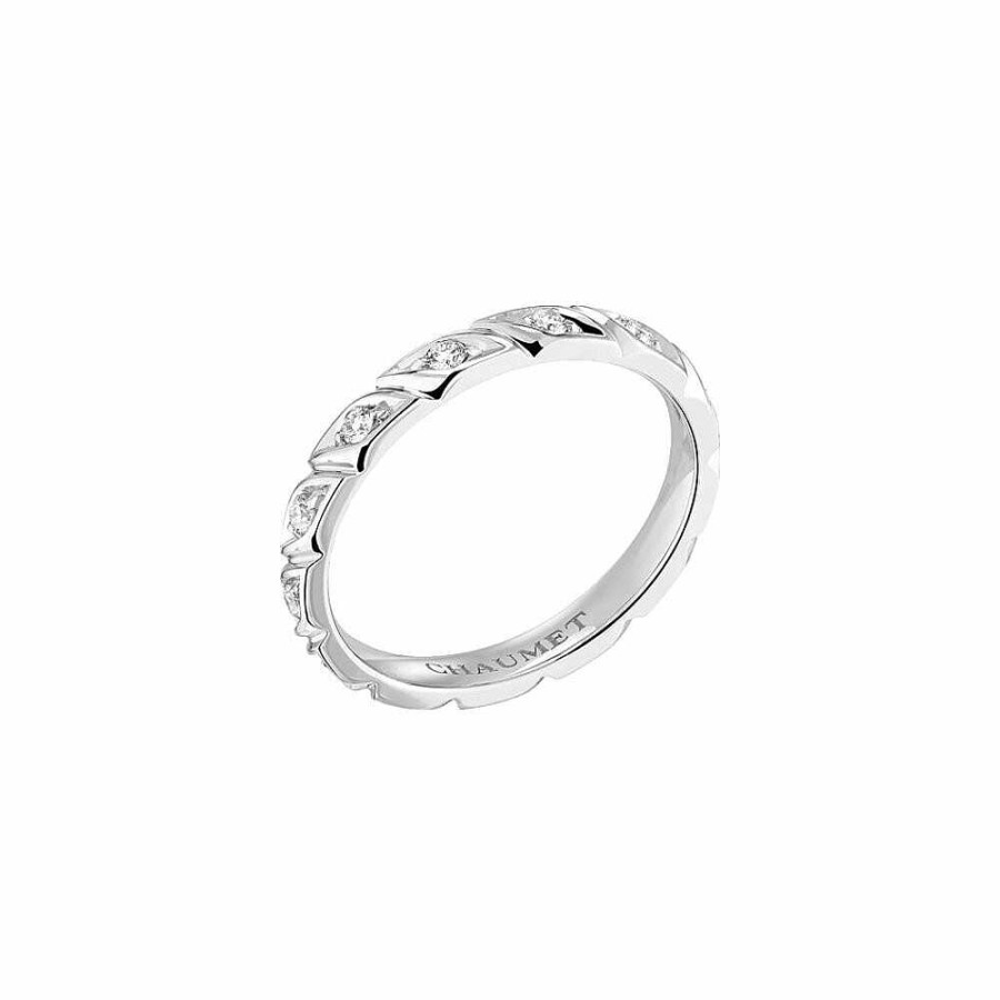 Chaumet Alliance Torsade De Chaumet En Platine Et Diamants