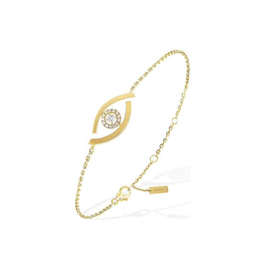 Messika Bracelet Messika Lucky Eye En Or Jaune Et Diamants