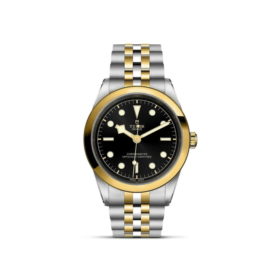 TUDOR Montre Tudor Black Bay 41 S&G Bo Tier En Acier 41 Mm, Bracelet En Acier Et Or Jaune