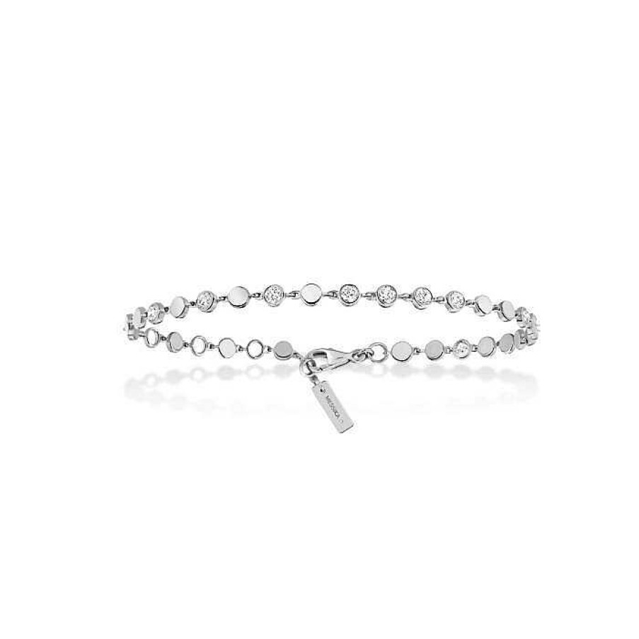 Messika Bracelet Messika D-Vibes En Or Blanc Et Diamants