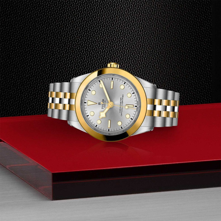 TUDOR Montre Tudor Black Bay 39 S&G Bo Tier En Acier 39 Mm, Bracelet En Acier Et Or Jaune