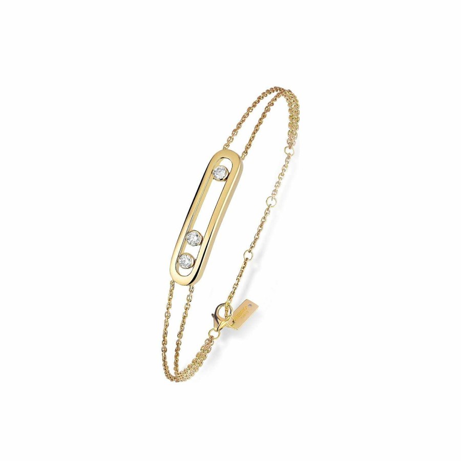 Messika Bracelet Messika Move Classique En Or Jaune Et Diamants