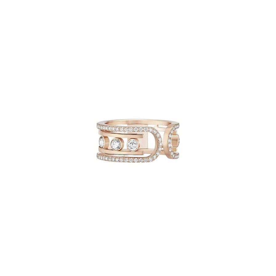 Messika Bague Messika Move 10Th En Or Rose Et Diamants