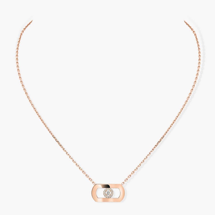 Messika Collier Messika So Move En Or Rose Et Diamants