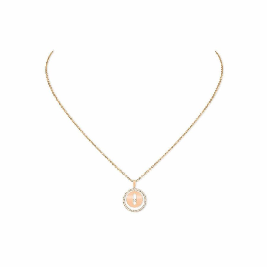 Messika Collier Messika Lucky Move Pm En Or Rose Et Diamants