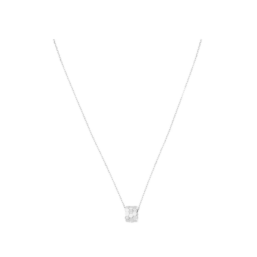 Chaumet Pendentif Chaumet Bee My Love En Or Blanc Et Diamants