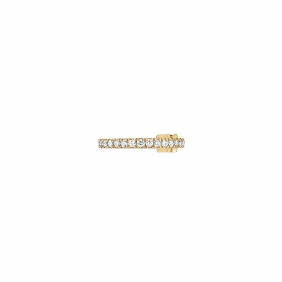 Messika Mono Boucle D'Oreille Clip Messika Gatsby En Or Jaune Et Diamants