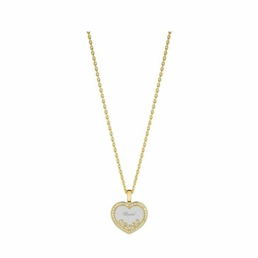 Chopard Pendentif Chopard Happy Diamonds En Or Jaune Et Diamants