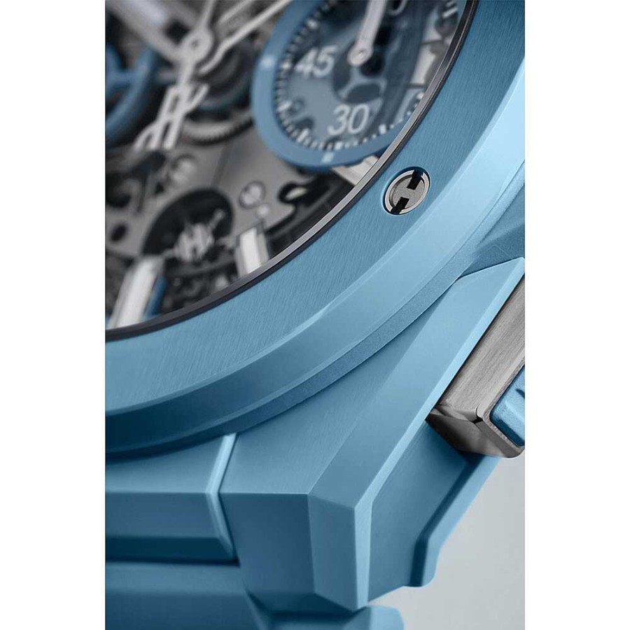 Hublot Montre Hublot Big Bang Integrated Sky Blue Ceramic, Dition Limit E