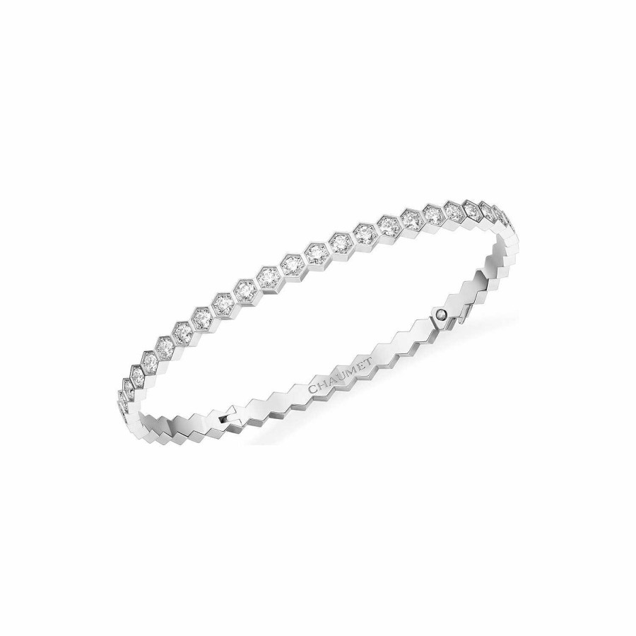 Chaumet Bracelet Chaumet Bee My Love En Or Blanc Et Diamants