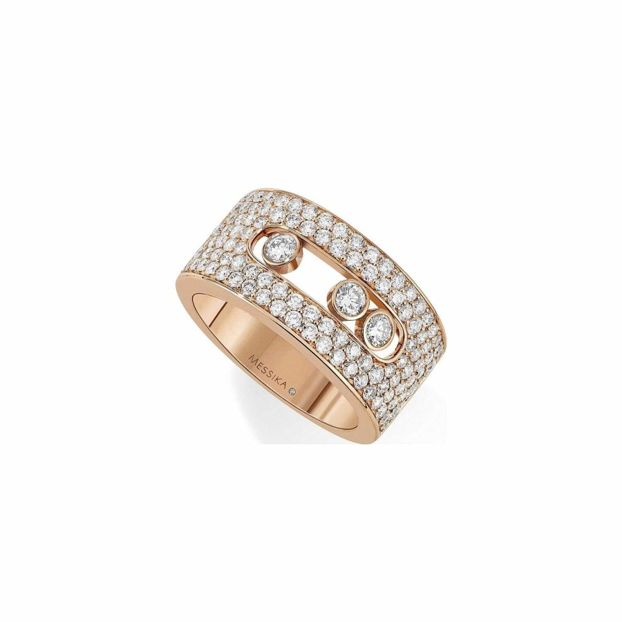 Messika Bague Messika Pav Mm En Or Rose Et Diamants