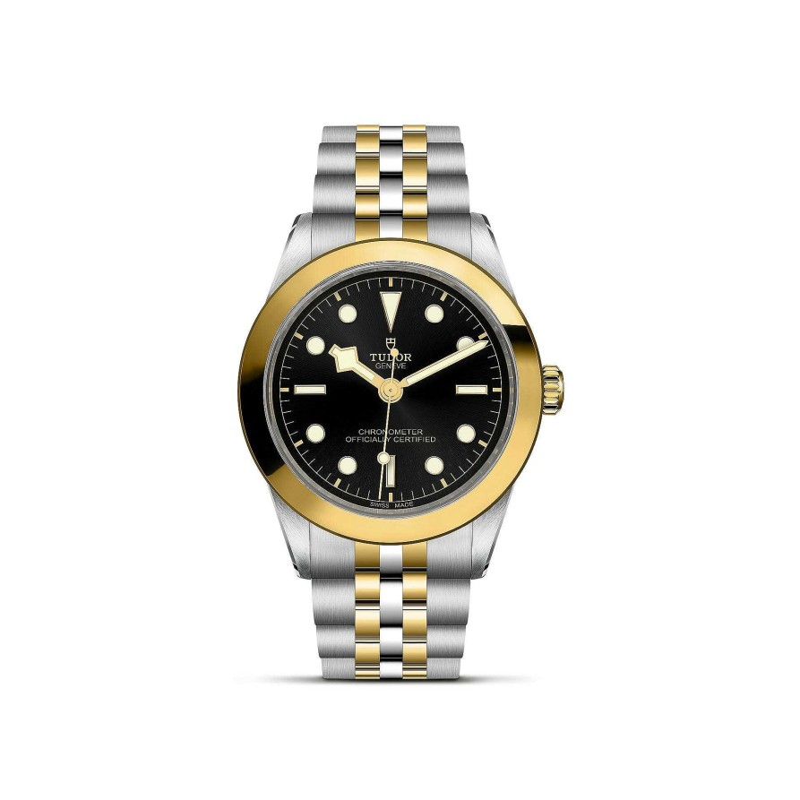 TUDOR Montre Tudor Black Bay 39 S&G Bo Tier En Acier 39 Mm, Bracelet En Acier Et Or Jaune