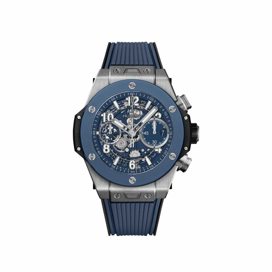 Hublot Montre Hublot Big Bang Unico Titanium Blue Ceramic