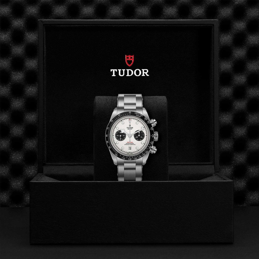 TUDOR Montre Tudor Black Bay Chrono Bo Tier En Acier 41 Mm, Bracelet En Acier