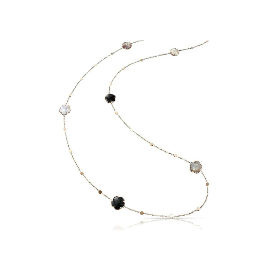 Pasquale Bruni Collier Pasquale Bruni Bouquet Lunaire En Or Rose Et Diamants