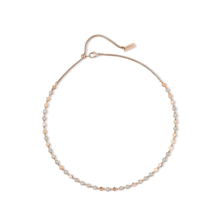 Messika Collier Messika D-Vibes En Or Rose Et Diamants