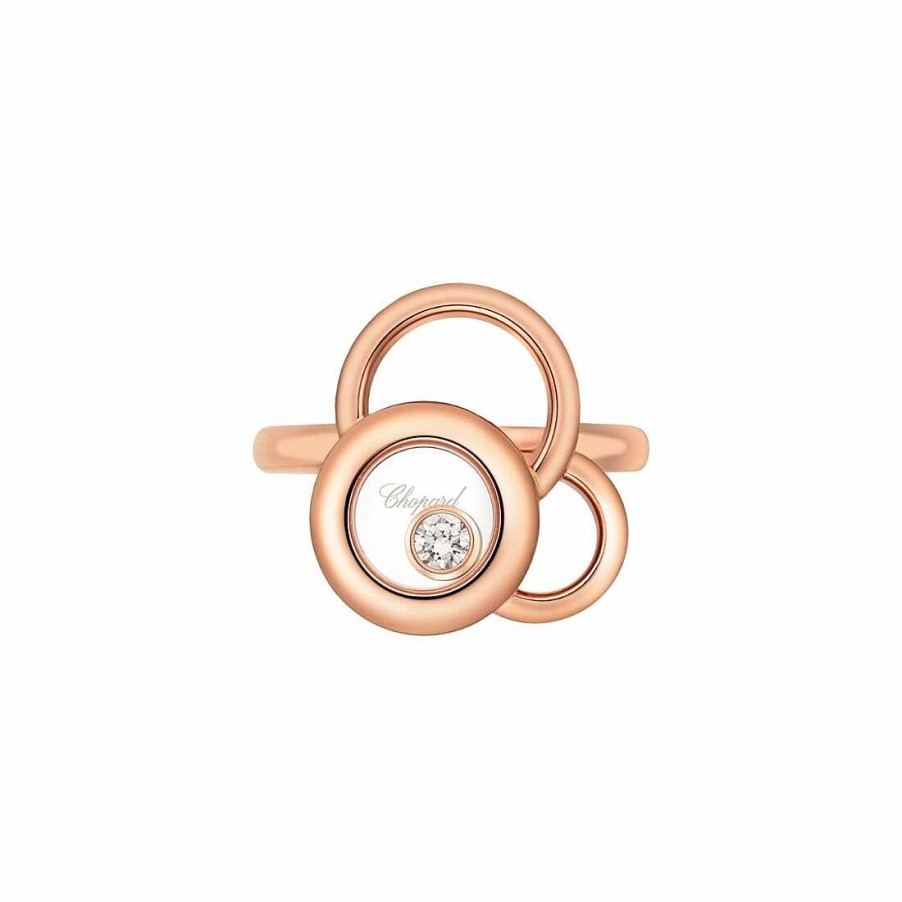 Chopard Bague Chopard Happy Dreams En Or Rose Et Diamant