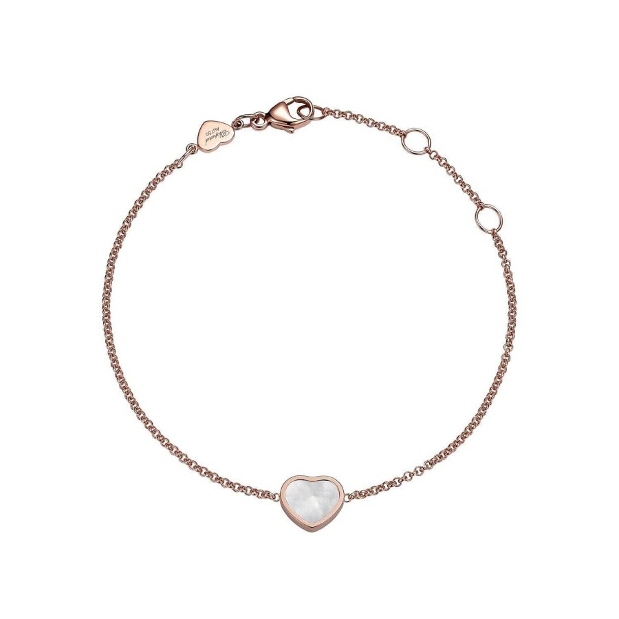 Chopard Bracelet Chopard My Happy Hearts En Or Rose Et Nacre