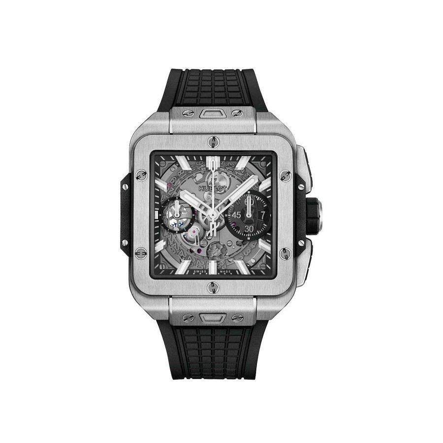 Hublot Montre Hublot Square Bang Unico Titanium Automatique 42Mm