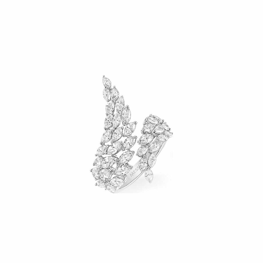 Messika Bague Messika Angel Ruban En Or Blanc Et Diamants