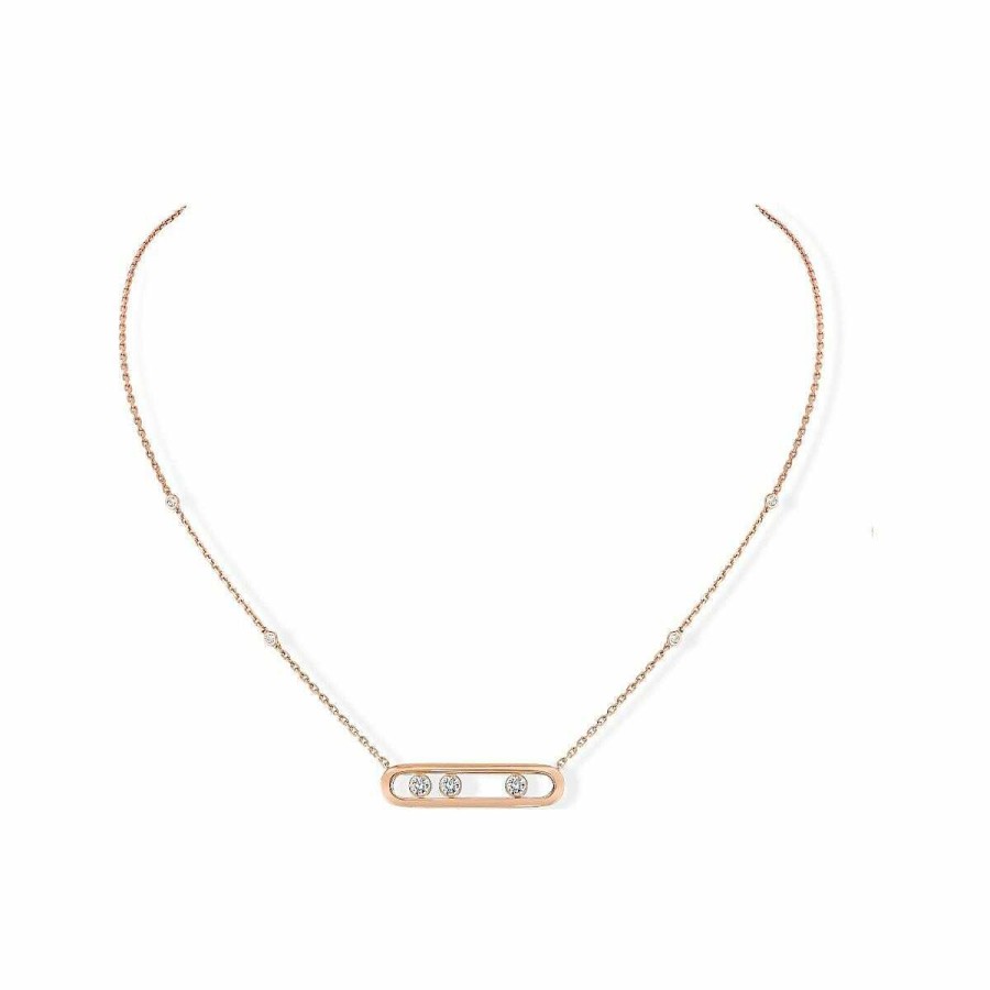 Messika Collier Messika Move Classique En Or Rose Et Diamants