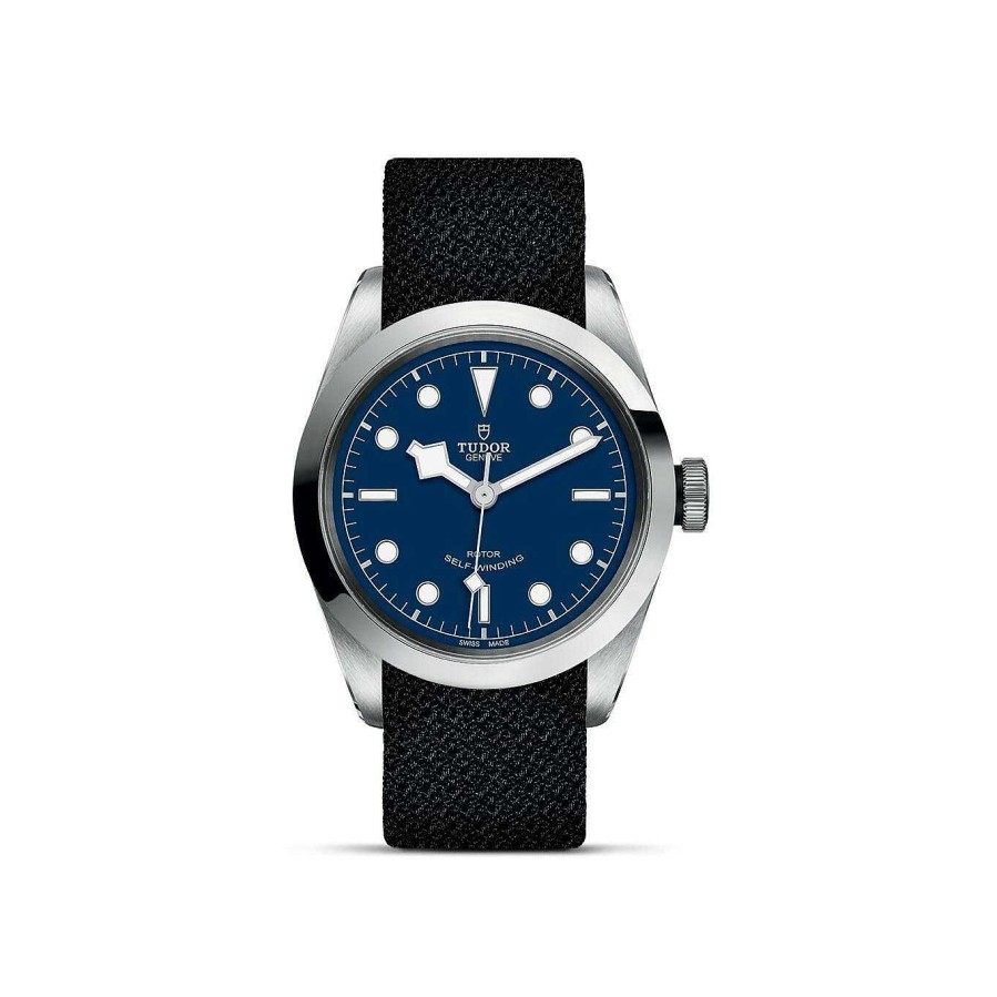 TUDOR Montre Tudor Black Bay 41 Bo Tier En Acier 41 Mm, Bracelet En Tissu Noir