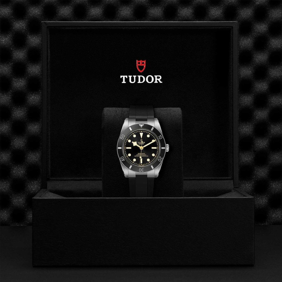 TUDOR Montre Tudor Black Bay 54 Bo Tier En Acier, 37 Mm, Bracelet En Caoutchouc Noir