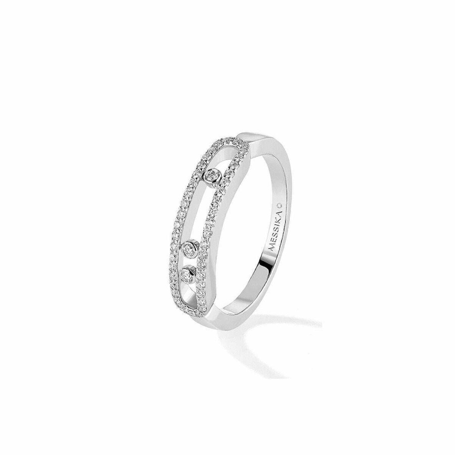 Messika Bague Messika Baby Move Pav En Or Blanc Et Diamants