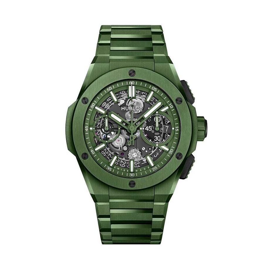 Hublot Montre Hublot Big Bang Integrated Green Ceramic, Dition Limit E