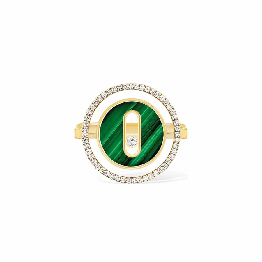 Messika Bague Messika Lucky Move En Or Jaune, Malachite Et Diamants