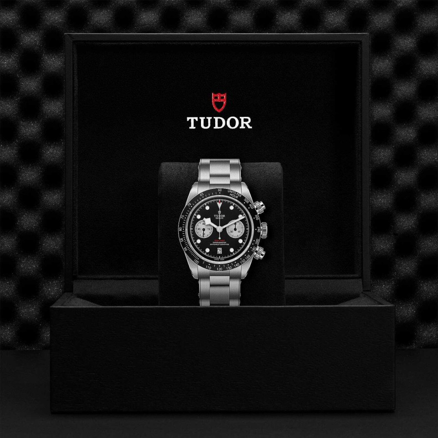 TUDOR Montre Tudor Black Bay Chrono Bo Tier En Acier 41 Mm, Bracelet En Acier