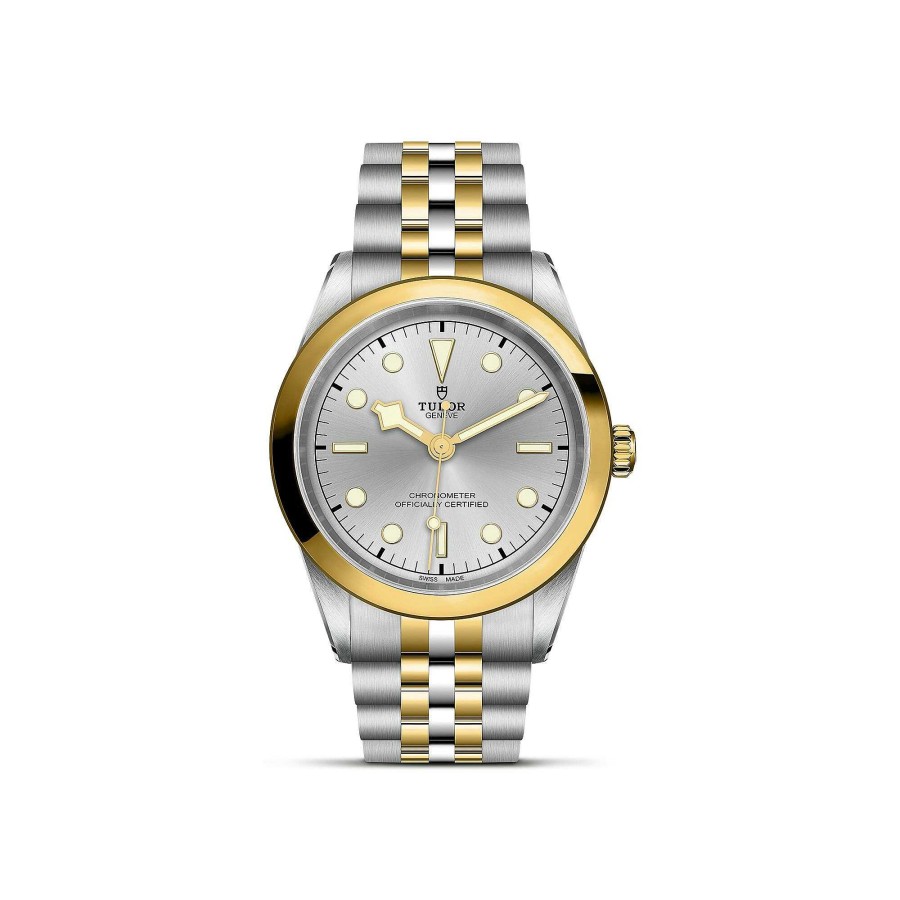 TUDOR Montre Tudor Black Bay 41 S&G Bo Tier En Acier 41 Mm, Bracelet En Acier Et Or Jaune