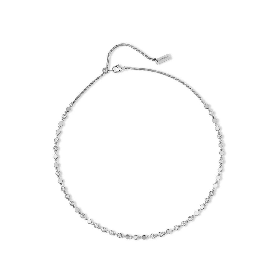 Messika Collier Messika D-Vibes En Or Blanc Et Diamants