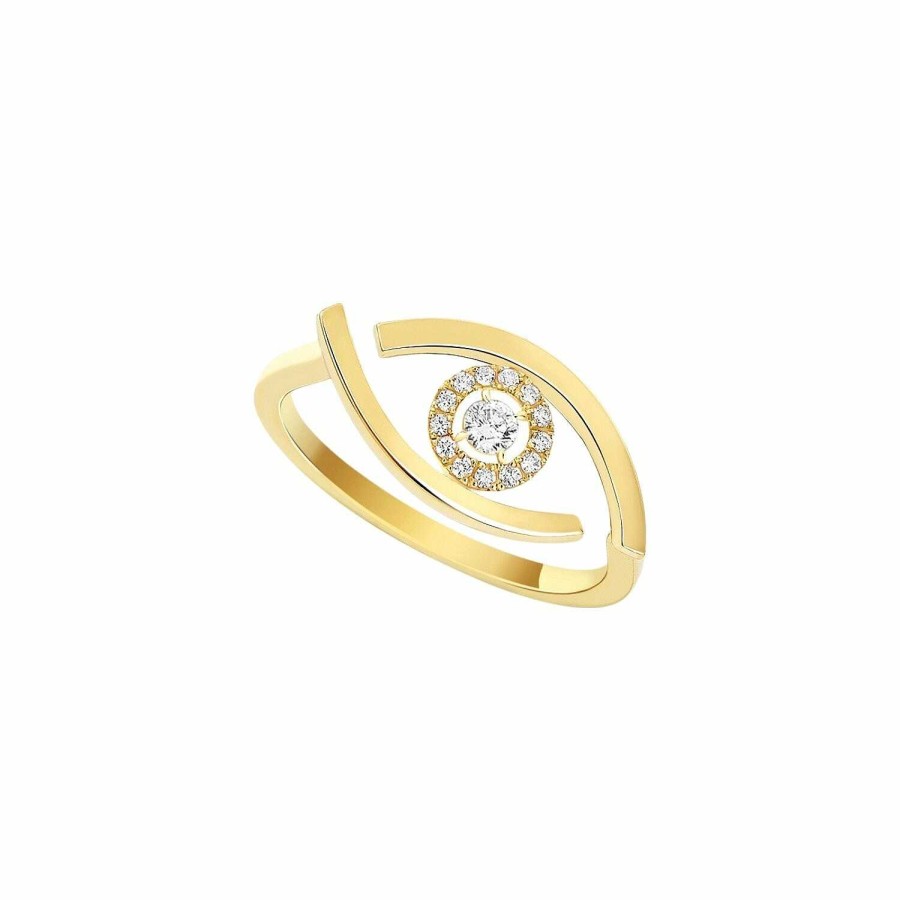 Messika Bague Messika Lucky Eye En Or Jaune Et Diamants