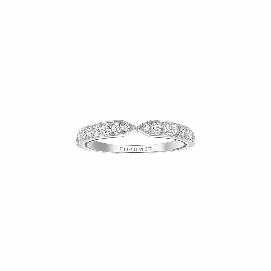 Chaumet Alliance Chaumet Plume En Platine Et Diamants