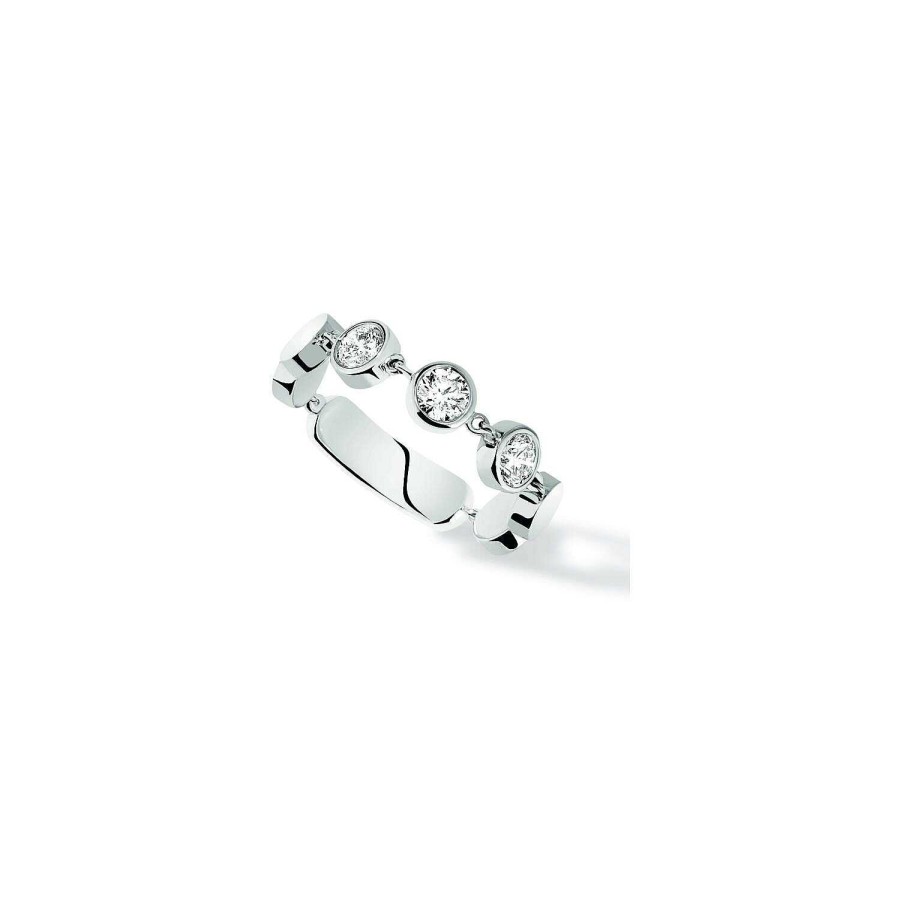 Messika Bague Messika D-Vibes Mm En Or Blanc Et Diamants