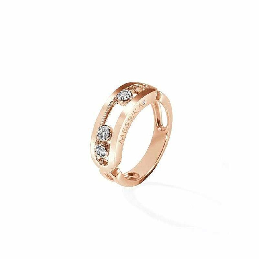 Messika Bague Messika Move Classique En Or Rose Et Diamants