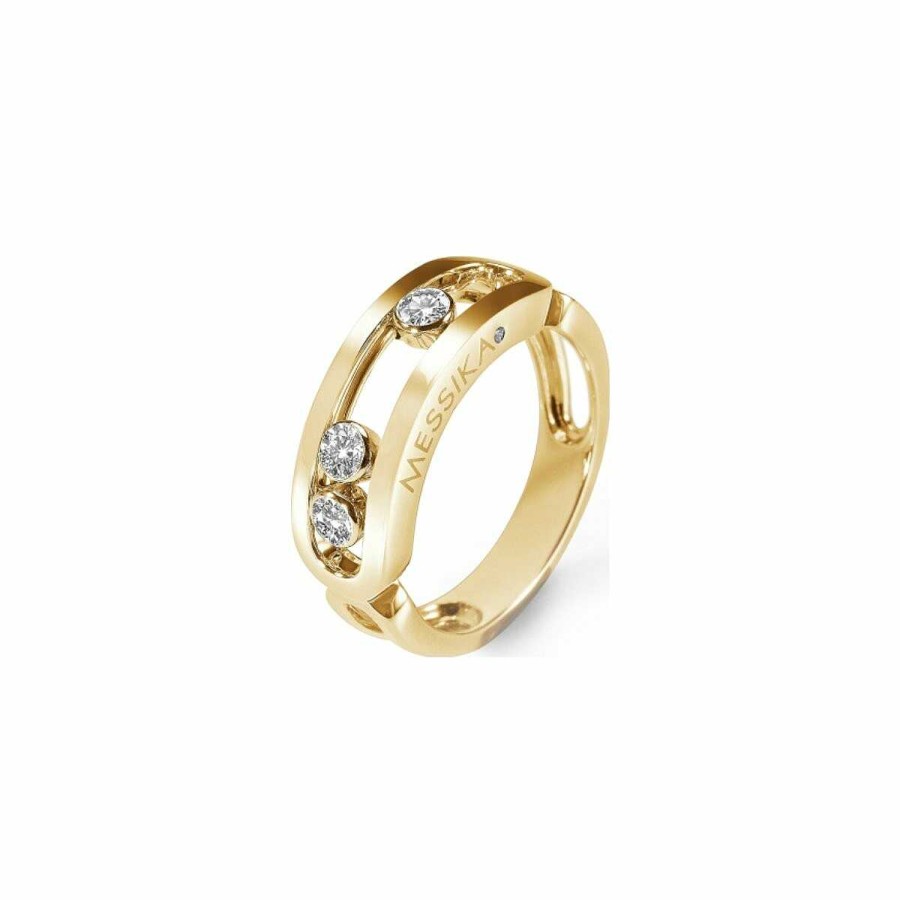 Messika Bague Messika Move Classique En Or Jaune Et Diamants