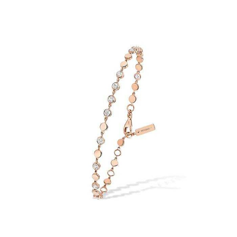 Messika Bracelet Messika D-Vibes En Or Rose Et Diamants