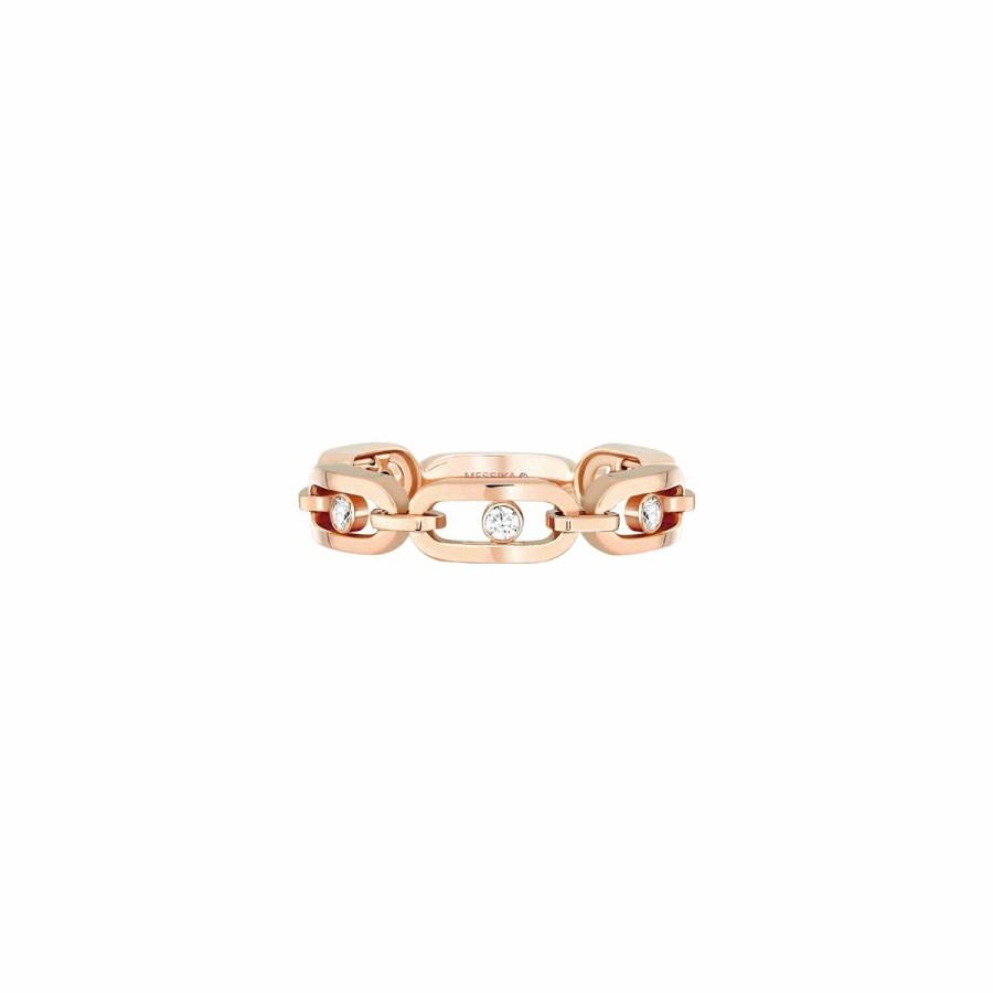 Messika Bague Messika Move Uno Multi En Or Rose Et Diamants