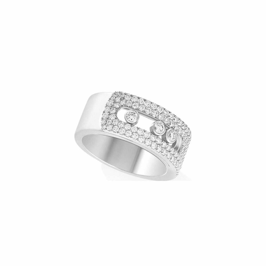 Messika Bague Messika Move Noa En Or Blanc Et Diamants