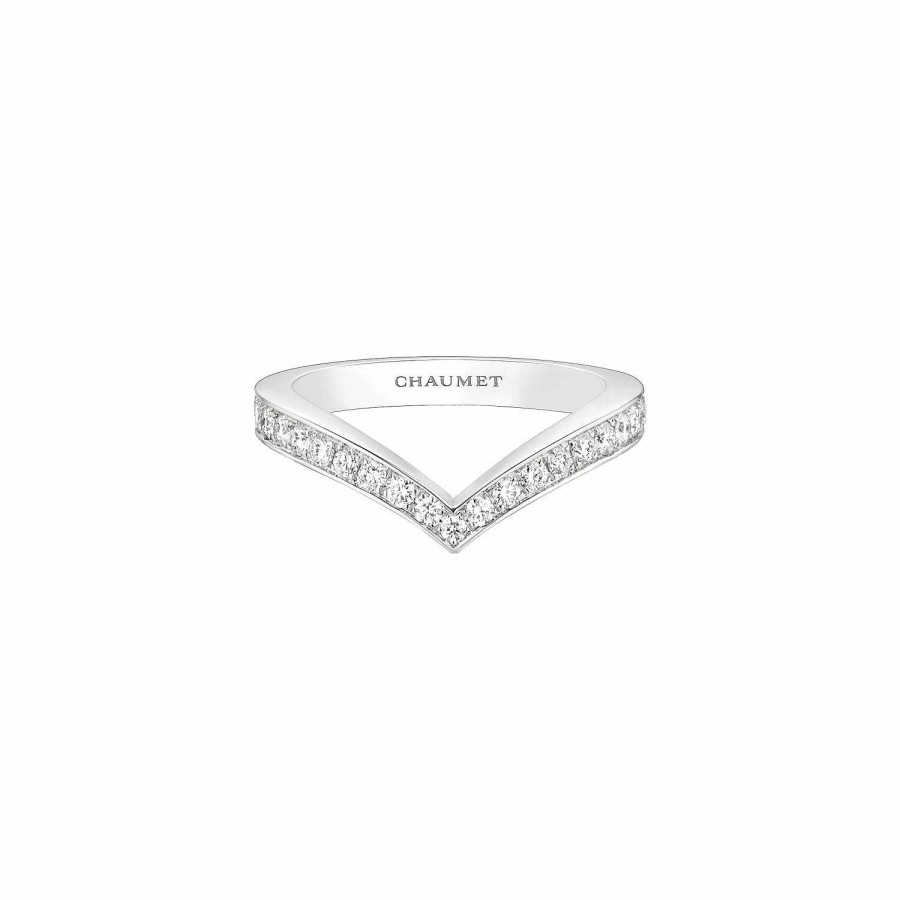 Chaumet Bague Chaumet Jos Phine Aigrette En Or Blanc Et Diamants