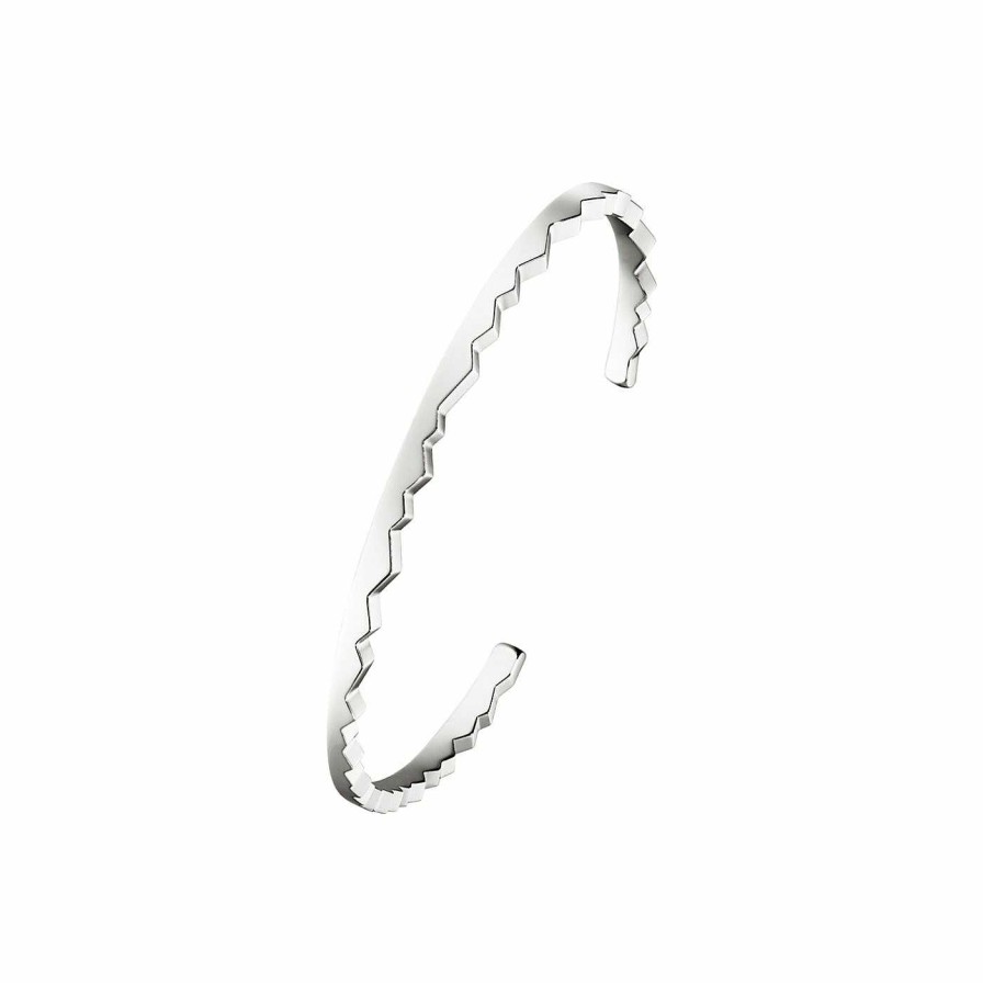 Akillis Bracelet Akillis Jonc Ouvert Capture Light En Or Blanc Et Diamant