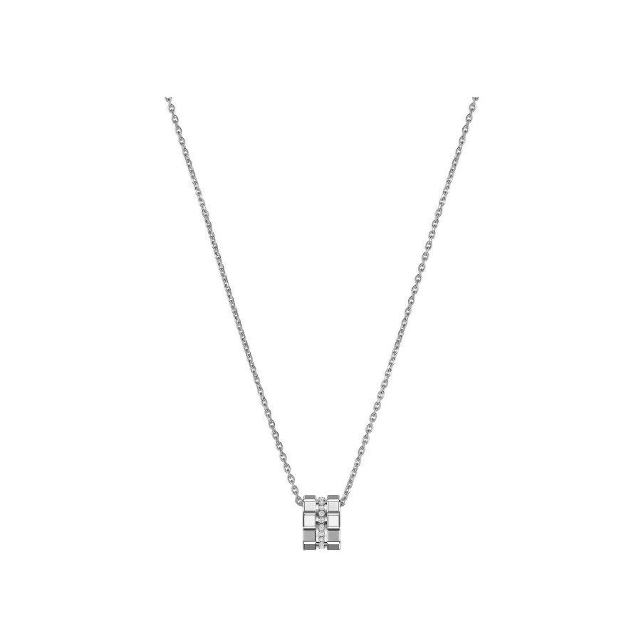 Chopard Pendentif Chopard Ice Cube En Or Blanc Et Diamants